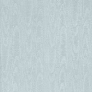 Angelina Light Blue Moire Wallpaper by Sirpi