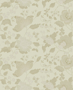 Vittoria Gold Floral Wallpaper by Sirpi