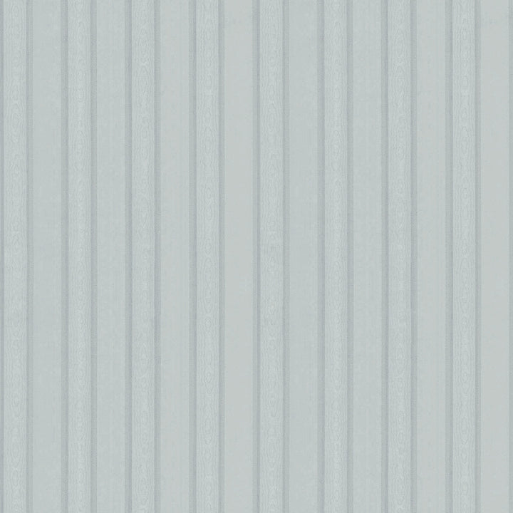 Zeta Light Blue Moire Stripe Wallpaper by Sirpi Italian Silk Covers about 57.5 square feet 20.9-in by 33-ft long roll Unpasted 0 - Fabric Carolina -