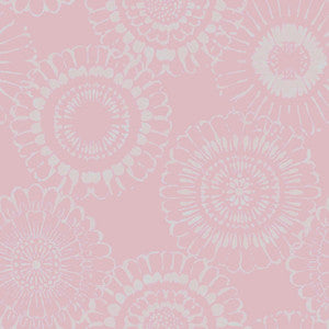Sonnet Pink Floral Wallpaper by Chesapeake