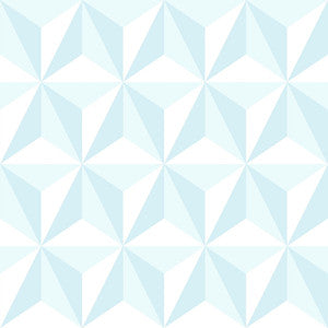 Adella Sky Blue Geometric Wallpaper by Chesapeake