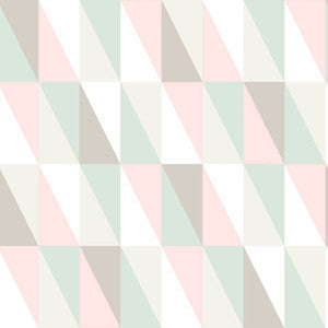 Inez Pastel Geometric Wallpaper by Chesapeake