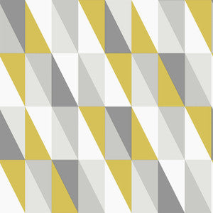 Inez Mustard Geometric Wallpaper by Chesapeake