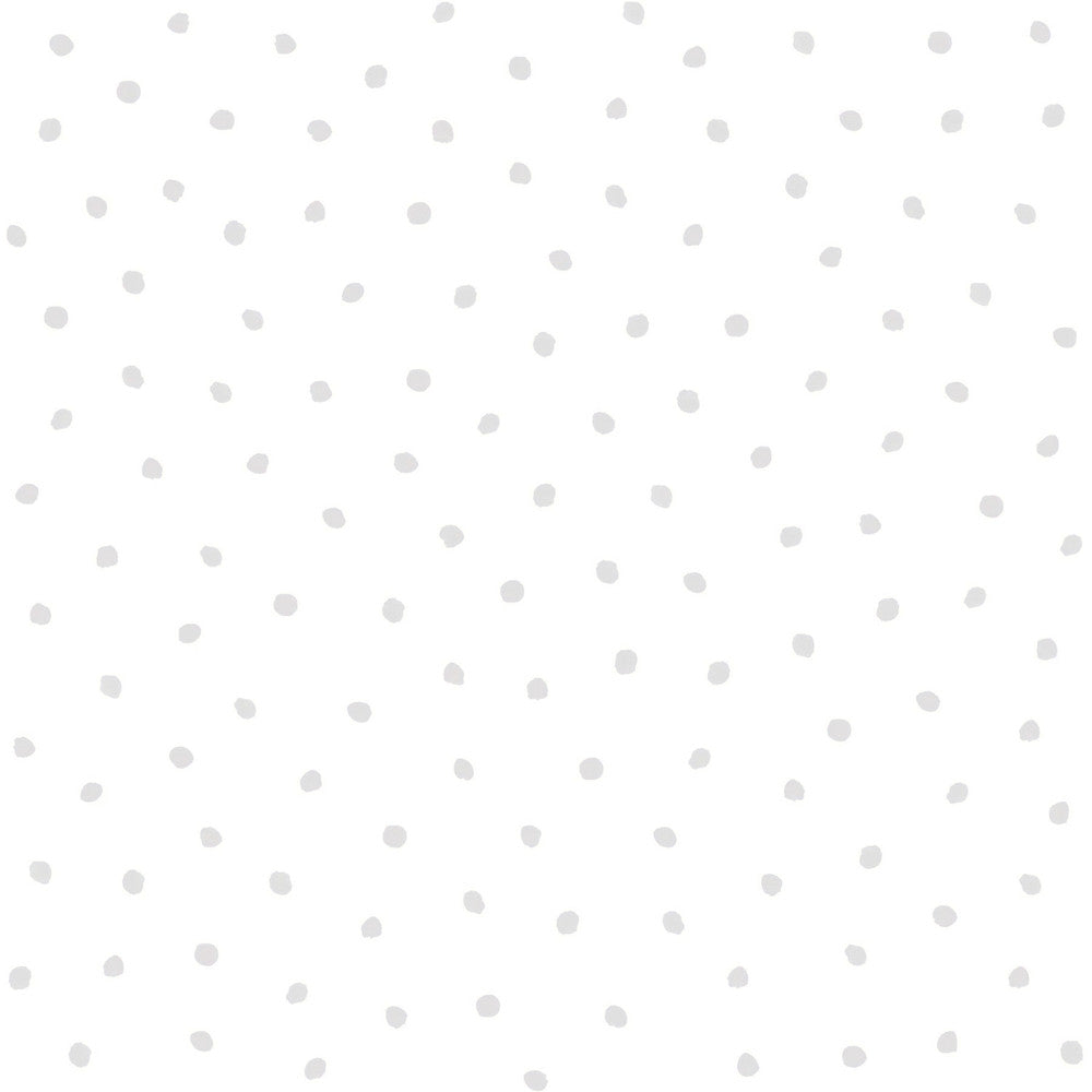 Pixie Grey Dots Wallpaper by Chesapeake Fable Covers about 57.5 square feet 20.9-in by 33-ft long roll Unpasted 20.9 - Fabric Carolina -
