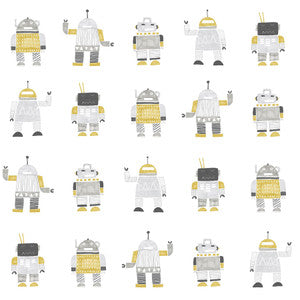 Callum Gold Robots Wallpaper by Chesapeake