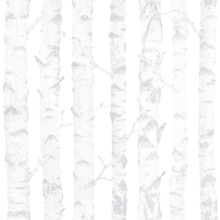 Birdie Grey Birch Wallpaper by Chesapeake Fable Covers about 57.5 square feet 20.9-in by 33-ft long roll Unpasted 10.4 - Fabric Carolina -