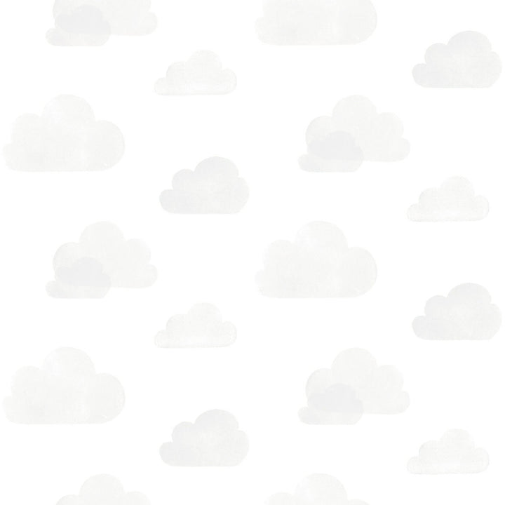 Irie Grey Clouds Wallpaper by Chesapeake Fable Covers about 57.5 square feet 20.9-in by 33-ft long roll Unpasted 10.4 - Fabric Carolina -