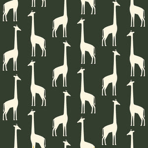 Vivi Green Giraffe Wallpaper by Chesapeake