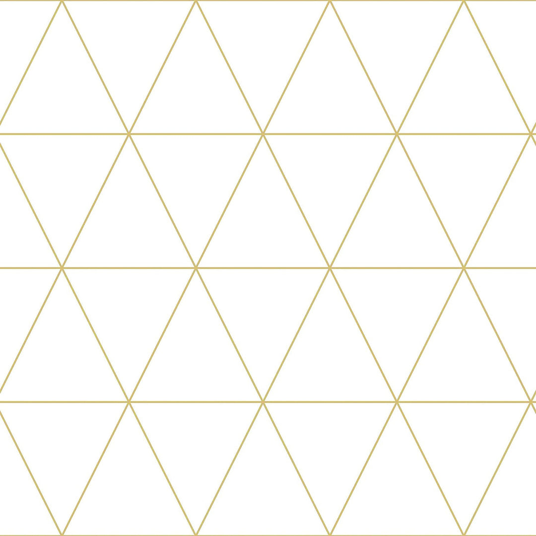 Leda Metallic Geometric Wallpaper by Chesapeake Designer