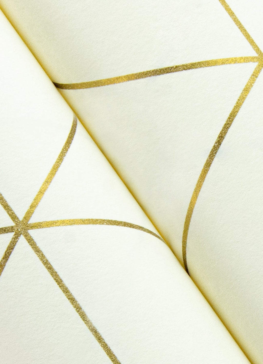 Leda Metallic Geometric Wallpaper by Chesapeake Designer