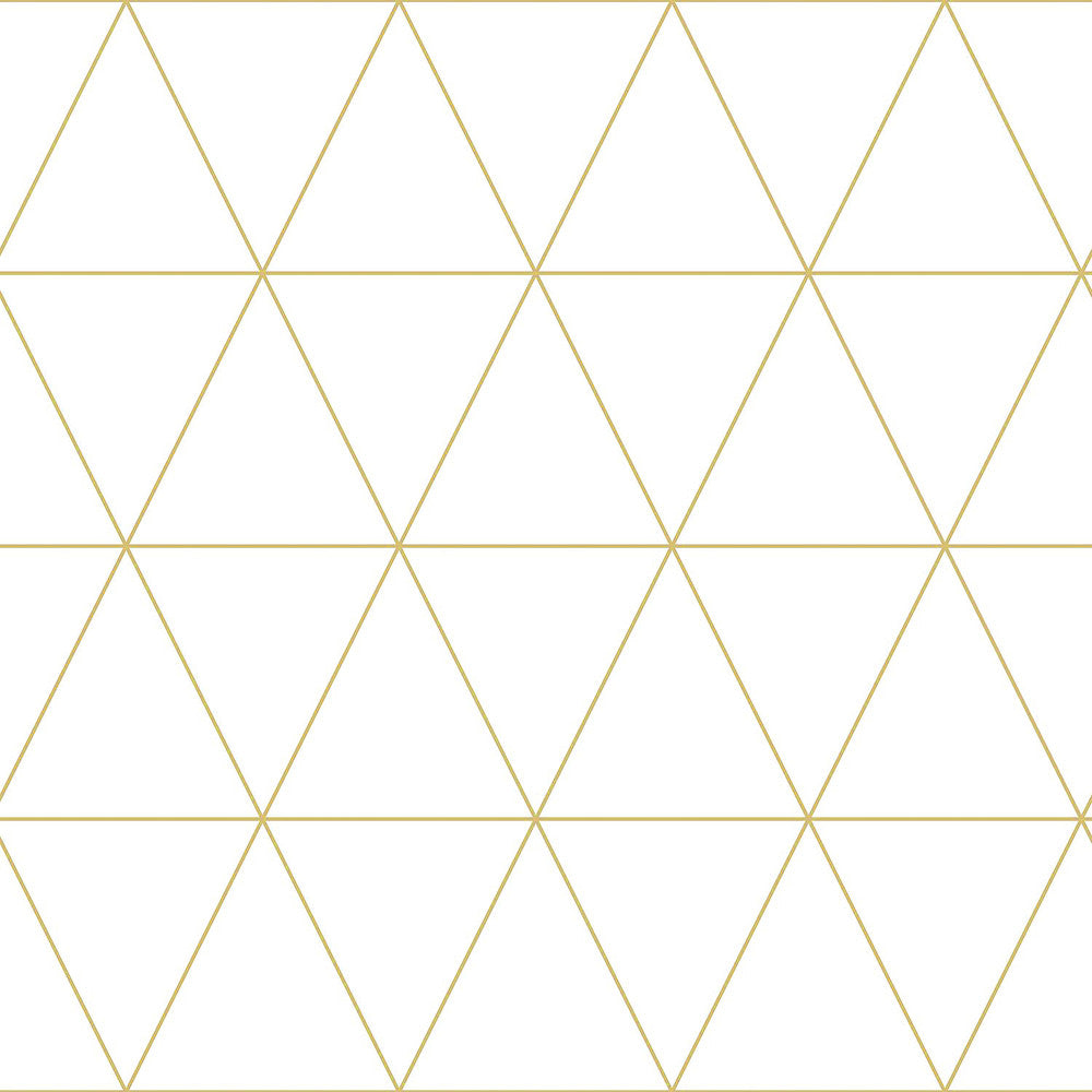 Leda Metallic Geometric Wallpaper by Chesapeake Fable Covers about 57.5 square feet 20.9-in by 33-ft long roll Unpasted 10.4 - Fabric Carolina -