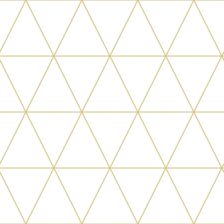 Leda Metallic Geometric Wallpaper by Chesapeake Fable Covers about 57.5 square feet 20.9-in by 33-ft long roll Unpasted 10.4 - Fabric Carolina -