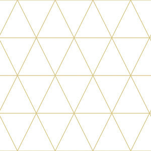 Leda Metallic Geometric Wallpaper by Chesapeake