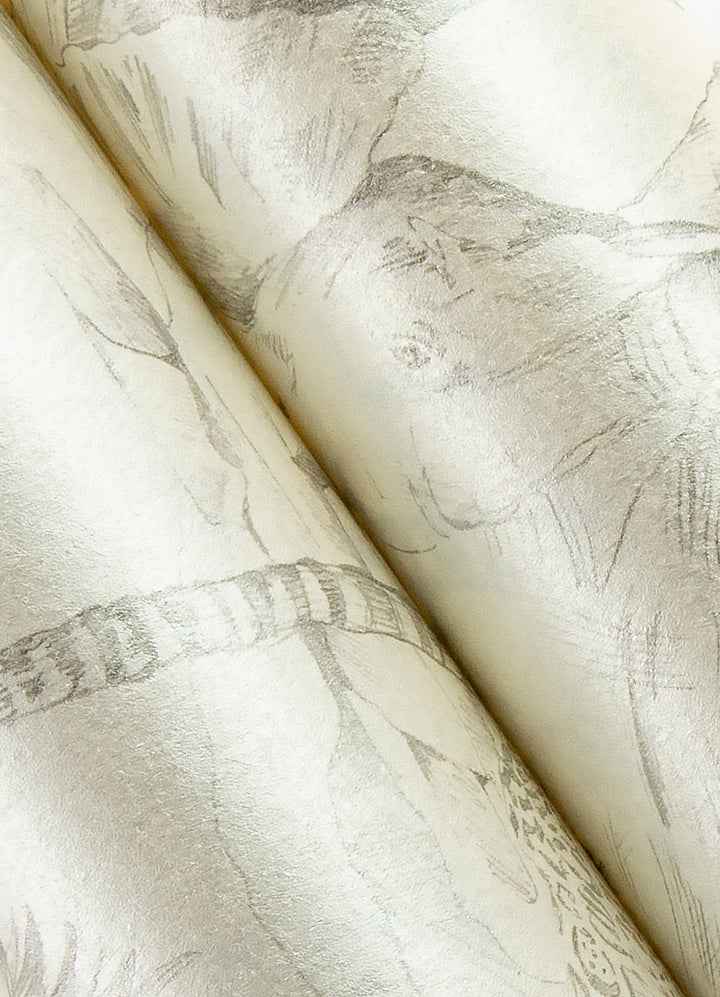 Boheme Platinum Animals Wallpaper by Chesapeake Designer