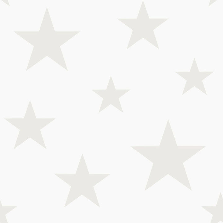 Amira Cream Stars Wallpaper by Chesapeake Fable Covers about 57.5 square feet 20.9-in by 33-ft long roll Unpasted 20.9 - Fabric Carolina -