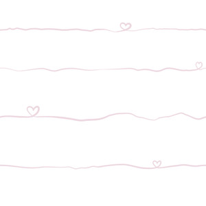 Love & Hearts Pink Script Wallpaper by Chesapeake