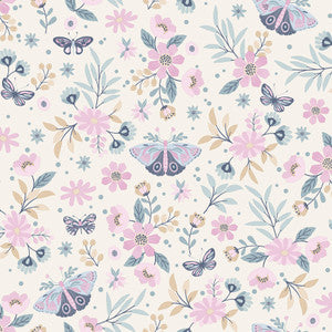 Zev Pink Butterfly Wallpaper by Chesapeake