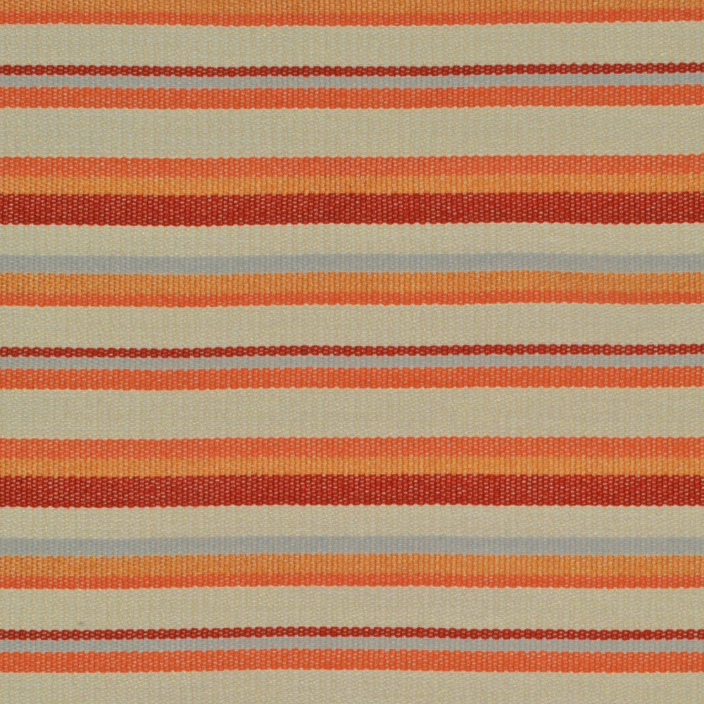 Boardwalk Stripe Tangerine 406202 by Sunformance Fabric - 62% OLEFIN 38% POLYESTER USA Horizontal: 0.1 and Vertical: 5 56 - Fabric Carolina -