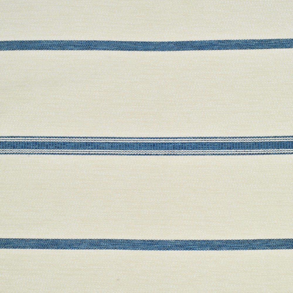 Rockaway Stripe Harbor 406501 by Sunformance Fabric - 55% Linen 45% Rayon Horizontal: 0.1 and Vertical: 13.75 56 - Fabric Carolina -