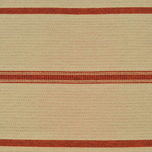 Rockaway Stripe Rouge 406505 by Sunformance Fabric