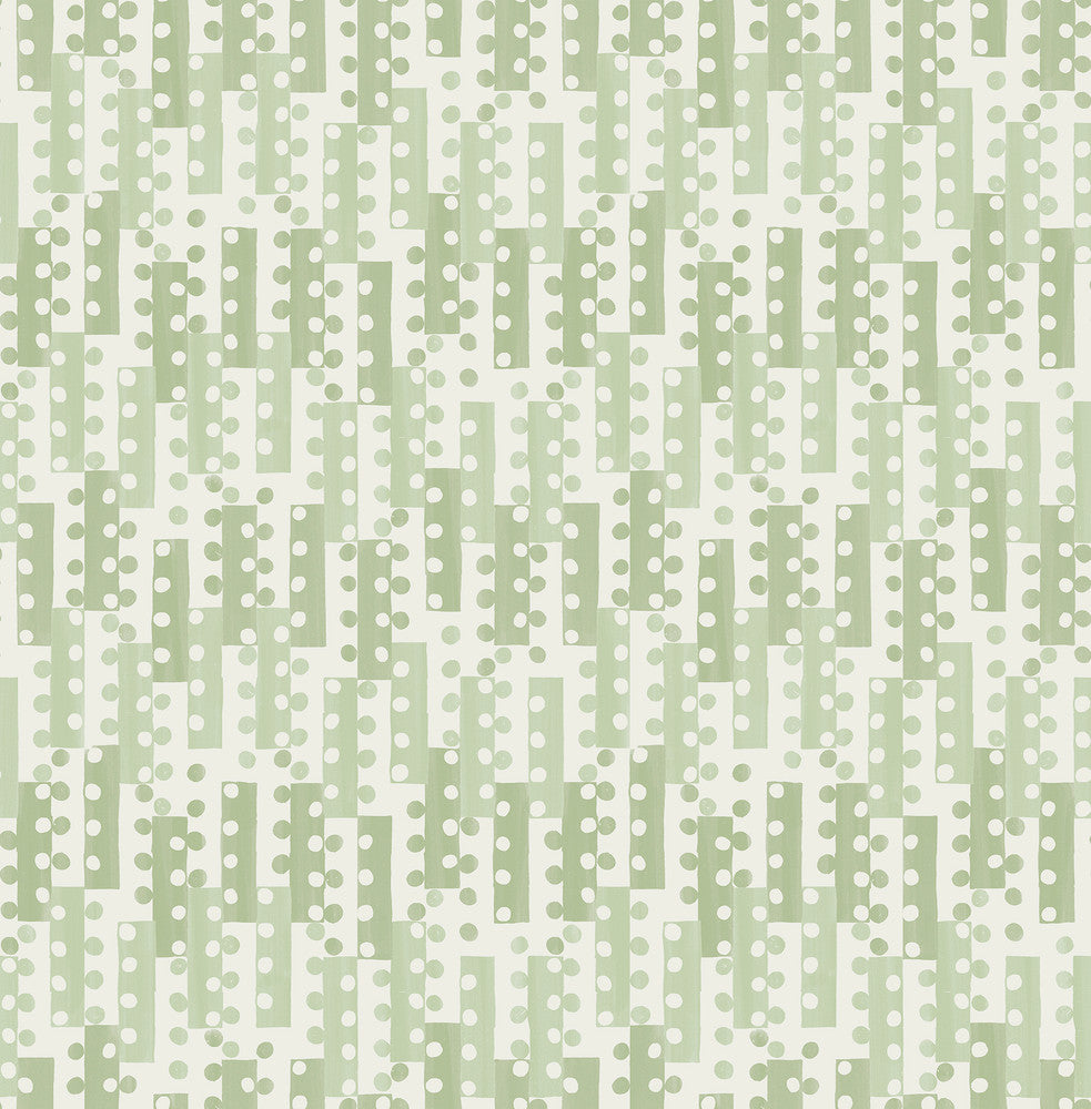 Erik Green Building Blocks Wallpaper by A-Street Prints Hannah Covers about 56.4 square feet 20.5-in by 33-ft long roll Unpasted 10.4 - Fabric Carolina -