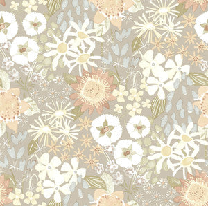 Karina Pastel Wildflower Garden Wallpaper by A-Street Prints
