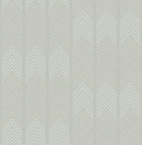 Nyle Light Grey Chevron Stripes Wallpaper by A-Street Prints