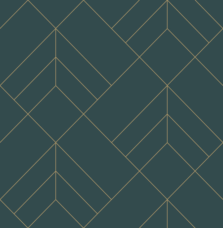 Sander Slate Geometric Wallpaper by A-Street Prints Hannah Covers about 56.4 square feet 20.5-in by 33-ft long roll Unpasted 21 - Fabric Carolina -
