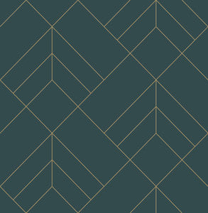 Sander Slate Geometric Wallpaper by A-Street Prints