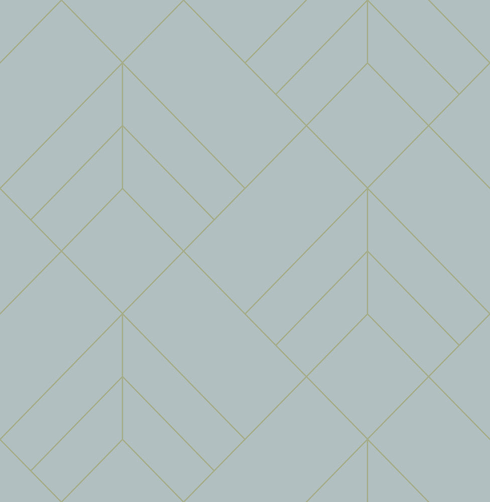 Sander Light Blue Geometric Wallpaper by A-Street Prints Hannah Covers about 56.4 square feet 20.5-in by 33-ft long roll Unpasted 20.9 - Fabric Carolina -