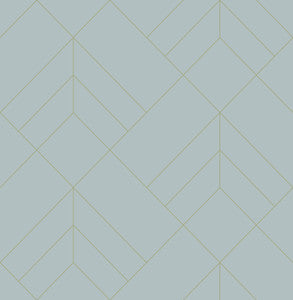 Sander Light Blue Geometric Wallpaper by A-Street Prints