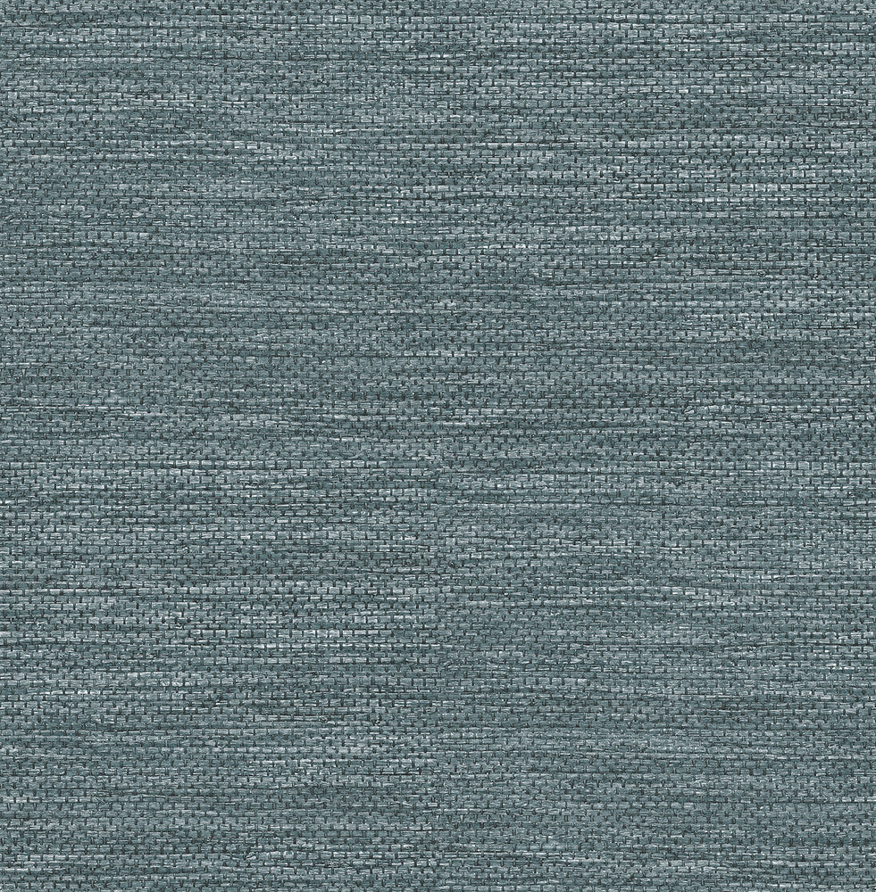 Malin Dark Blue Faux Grasscloth Wallpaper by A-Street Prints Hannah Covers about 56.4 square feet 20.5-in by 33-ft long roll Unpasted 20.9 - Fabric Carolina -