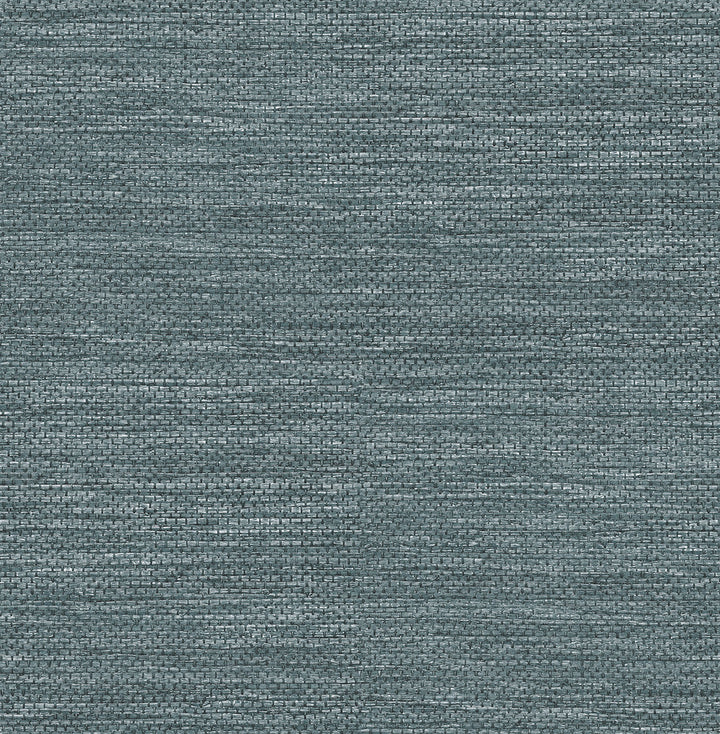 Malin Dark Blue Faux Grasscloth Wallpaper by A-Street Prints Hannah Covers about 56.4 square feet 20.5-in by 33-ft long roll Unpasted 20.9 - Fabric Carolina -