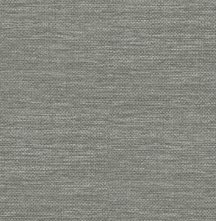 Malin Grey Faux Grasscloth Wallpaper by A-Street Prints Hannah Covers about 56.4 square feet 20.5-in by 33-ft long roll Unpasted 20.9 - Fabric Carolina -