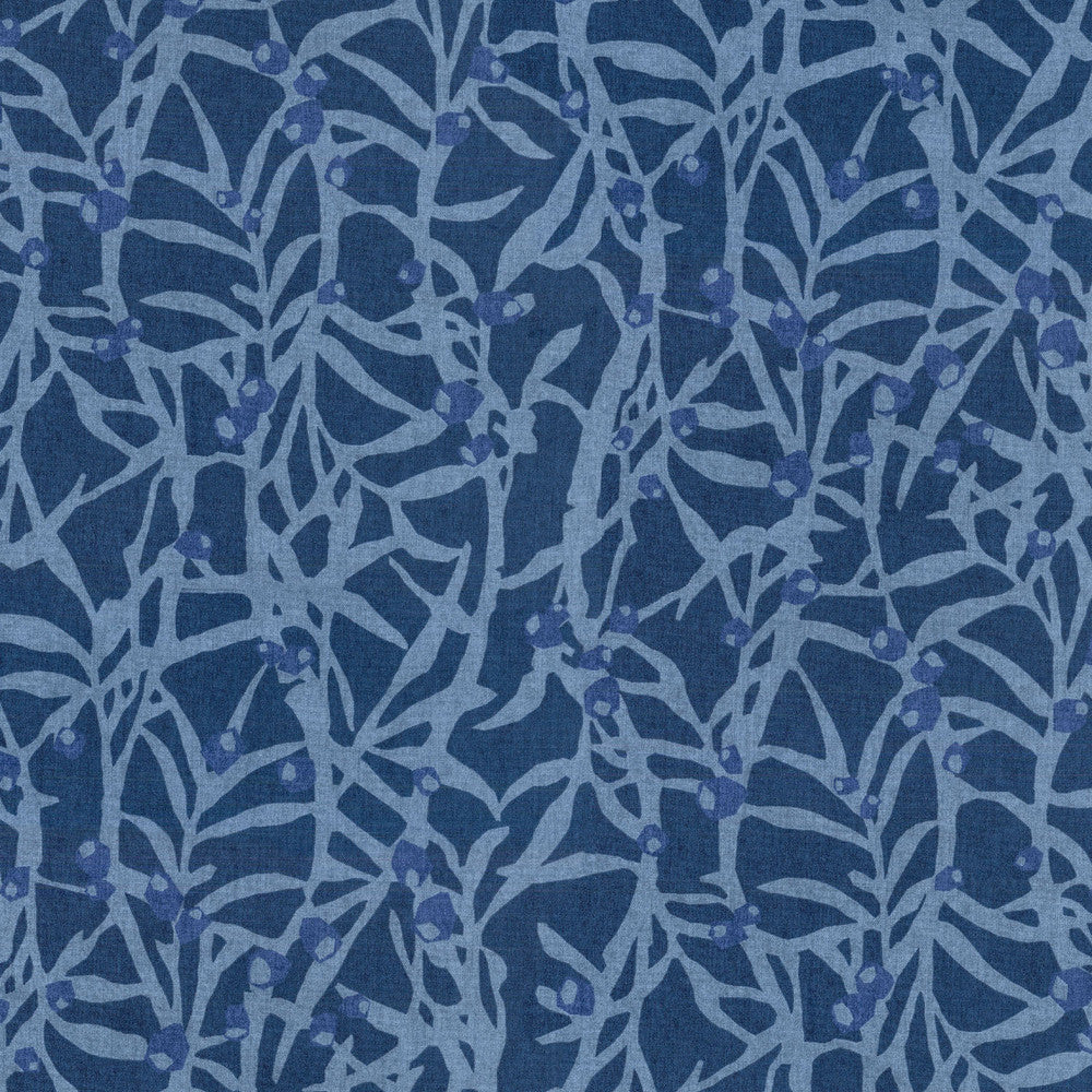Origami Branch Indigo 406613 by PKL Studio Fabric - 100% COTTON USA 51000 Horizontal: 13.5 and Vertical: 25.25 54 - Fabric Carolina -