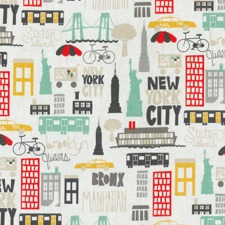 East Coast City Brights 406720 by PKL Studio Fabric - 100% COTTON USA 51000 Horizontal: 10.8 and Vertical: 13.5 54 - Fabric Carolina -