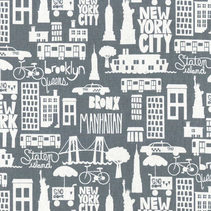 East Coast Charcoal 406721 by PKL Studio Fabric - 100% COTTON USA 51000 Horizontal: 10.8 and Vertical: 13.5 54 - Fabric Carolina -