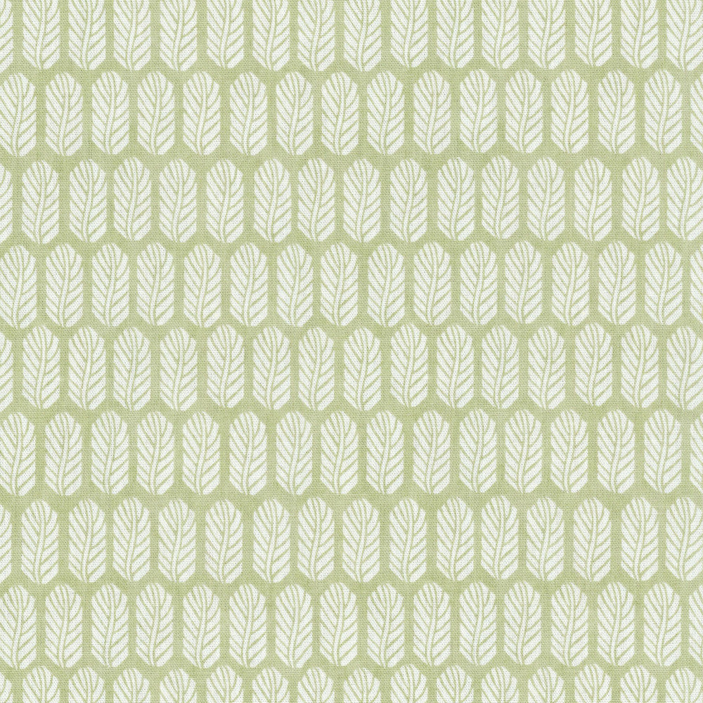 Quill Celery 406730 by PKL Studio Fabric PRINTWORKS II 100% Cotton U.S.A. Wyzenbeek 51,000 Horizontal: 3.30" and Vertical: 6.30" 54" - Fabric Carolina -