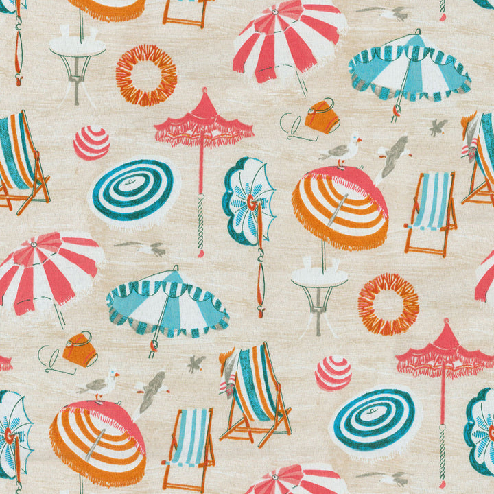 Beach Daze Peachtini 406750 by PKL Studio Outdoor Fabric - 100% POLYESTER USA 51000 Horizontal: 9 and Vertical: 18 54 - Fabric Carolina -