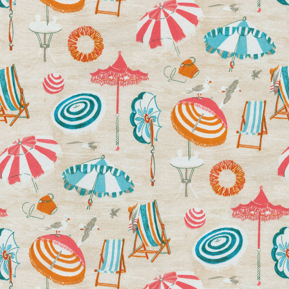 Beach Daze Peachtini 406750 by PKL Studio Outdoor Fabric - 100% POLYESTER USA 51000 Horizontal: 9 and Vertical: 18 54 - Fabric Carolina -