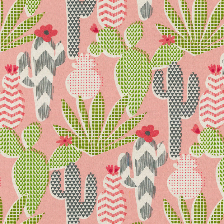 Od Cute Cactus Hibiscus 406770 by PKL Fabric Outdoor December '17 100% Polyester see sample see sample Horizontal: 6.75 inches and Vertical: 13.50 inches V 54 inches - Fabric Carolina -