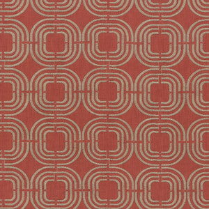 Chain Reaction Em Cayenne 406951 by PKL Studio Fabric