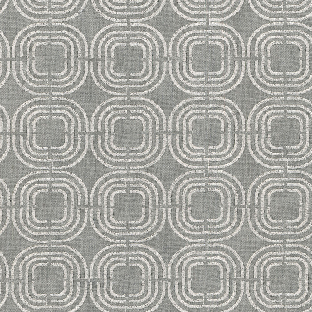 Chain Reaction Em Sterling 406953 by PKL Studio Fabric - 50%Cotton 50%Polyester Embroid:100%Polyester INDIA 51000 Horizontal: 3.25 and Vertical: 3 55 - Fabric Carolina -