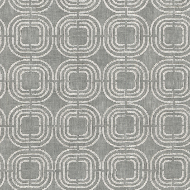 Chain Reaction Em Sterling 406953 by PKL Studio Fabric - 50%Cotton 50%Polyester Embroid:100%Polyester INDIA 51000 Horizontal: 3.25 and Vertical: 3 55 - Fabric Carolina -