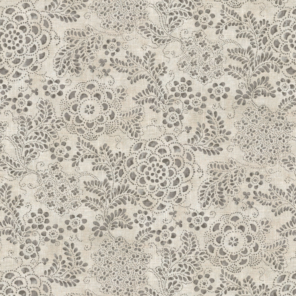 Katazome Garden Cinder 407062 by PKL Studio Fabric - 55%Linen 45%Rayon China 24000 Horizontal: 25.25 and Vertical: 13.5 54 - Fabric Carolina -