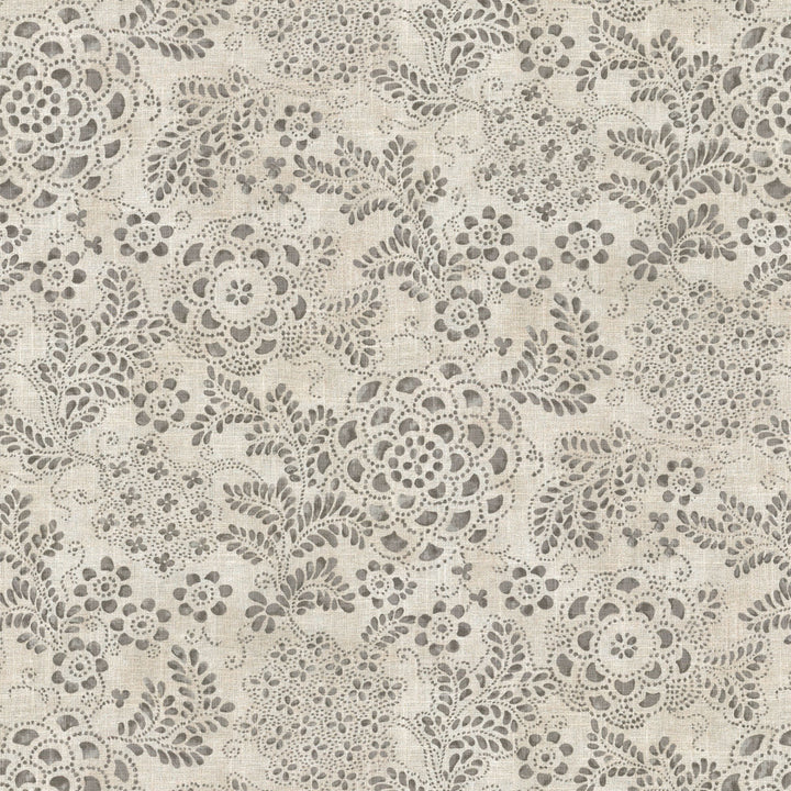 Katazome Garden Cinder 407062 by PKL Studio Fabric - 55%Linen 45%Rayon China 24000 Horizontal: 25.25 and Vertical: 13.5 54 - Fabric Carolina -