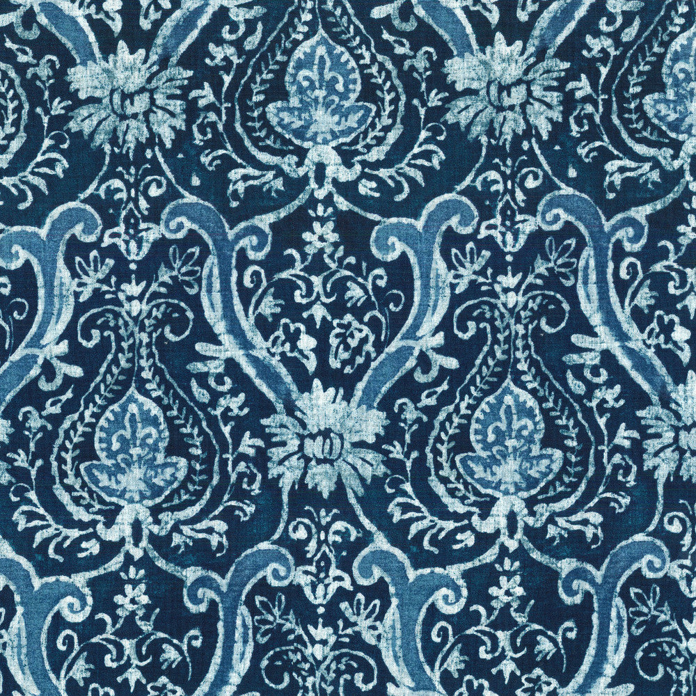 Sarasa Baltic 407070 by PKL Studio Fabric - 55% Linen 45% Rayon CHINA 24000 Horizontal: 13.5 and Vertical: 25.25 54 - Fabric Carolina -