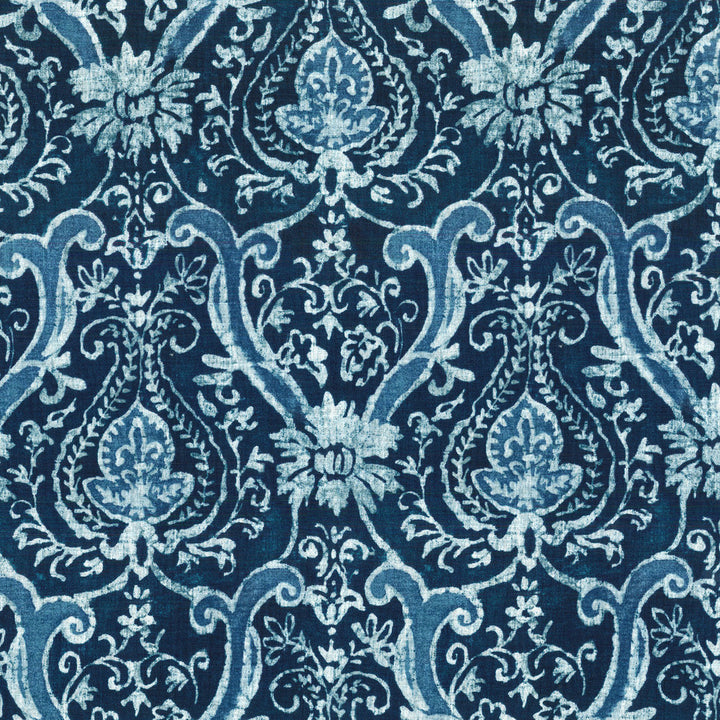 Sarasa Baltic 407070 by PKL Studio Fabric - 55%Linen 45%Rayon CHINA 24000 Horizontal: 13.5 and Vertical: 25.25 54 - Fabric Carolina -