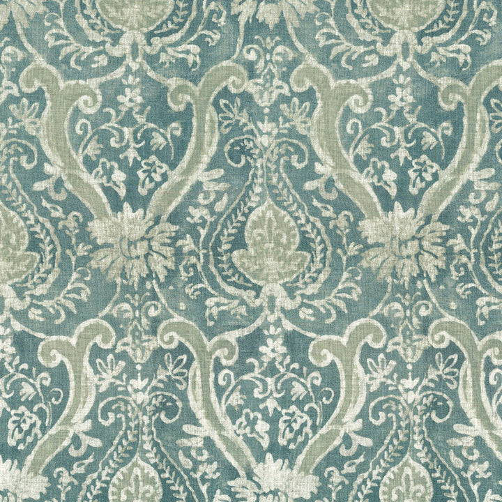 SARASA LAGOON 407073 by PKL Studio Fabric - 55% LINEN 45% RAYON 24000 Horizontal: 25.25 and Vertical: 13.5 54 - Fabric Carolina -