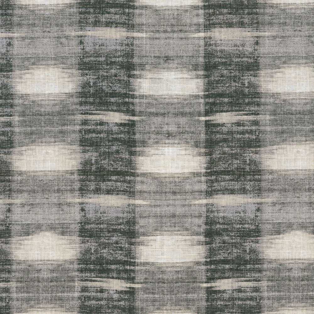 Sashika Plaid Cinder 407082 by PKL Studio Fabric CULTURAL LIFE 55% Linen 45% Rayon CHINA Wyzenbeek 24,000 Horizontal: 27.00" and Vertical: 9.00" 54" - Fabric Carolina -
